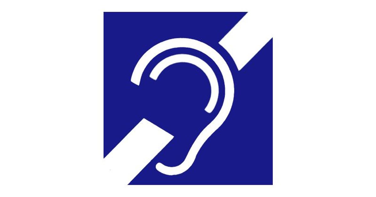 Simbolo internacional de la sordera