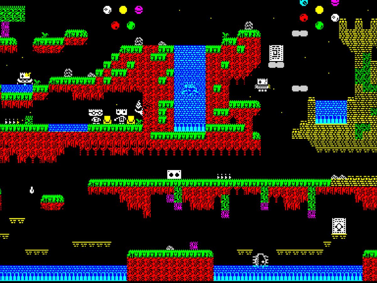 Una imagen con 2x2 pantallas de JBA