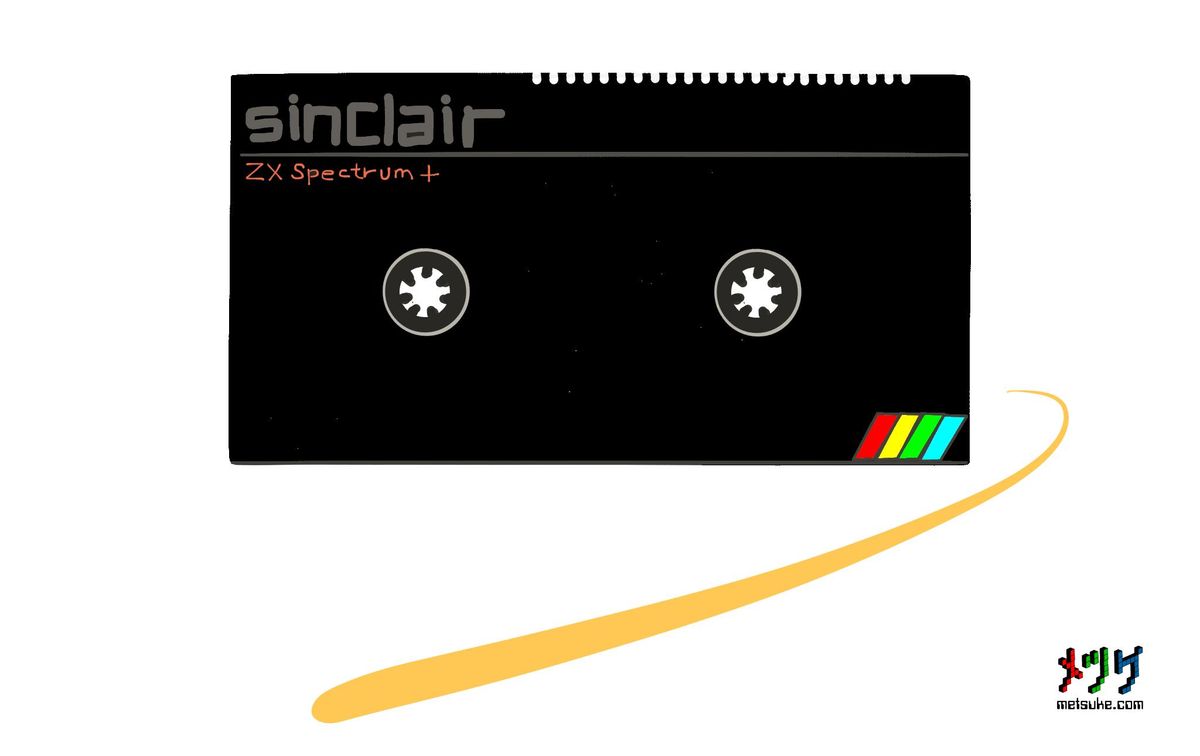 Dibujo de una cinta de ZX Spectrum