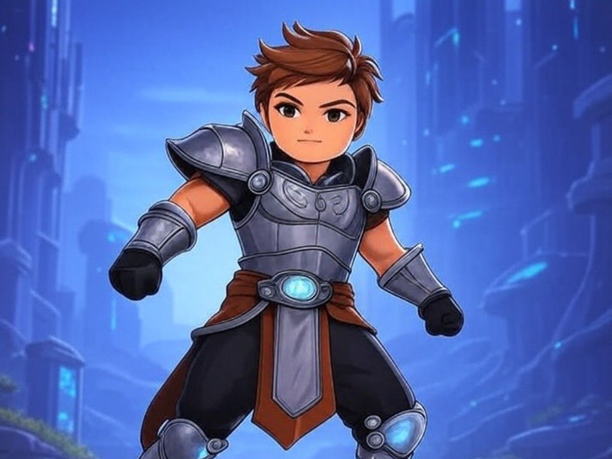 El protagonista de la hipotetica portada de una publicacion sobre desarrollo retro con PixiJS