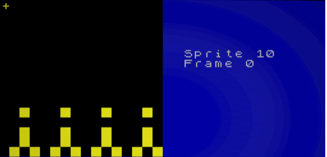 Animacion de los Lemmings, usando una ligera vibracion para enfatizar el objetivo de la animación