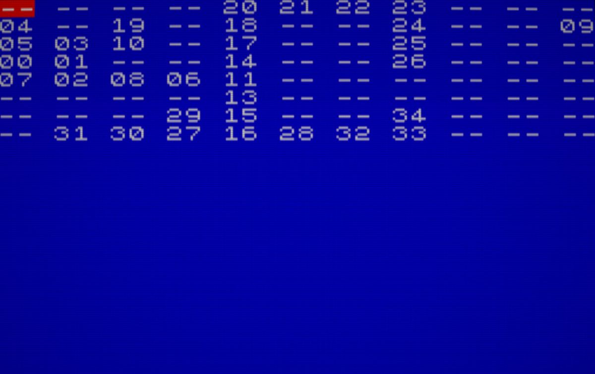 Editor de Mapas sin pantalla seleccionada