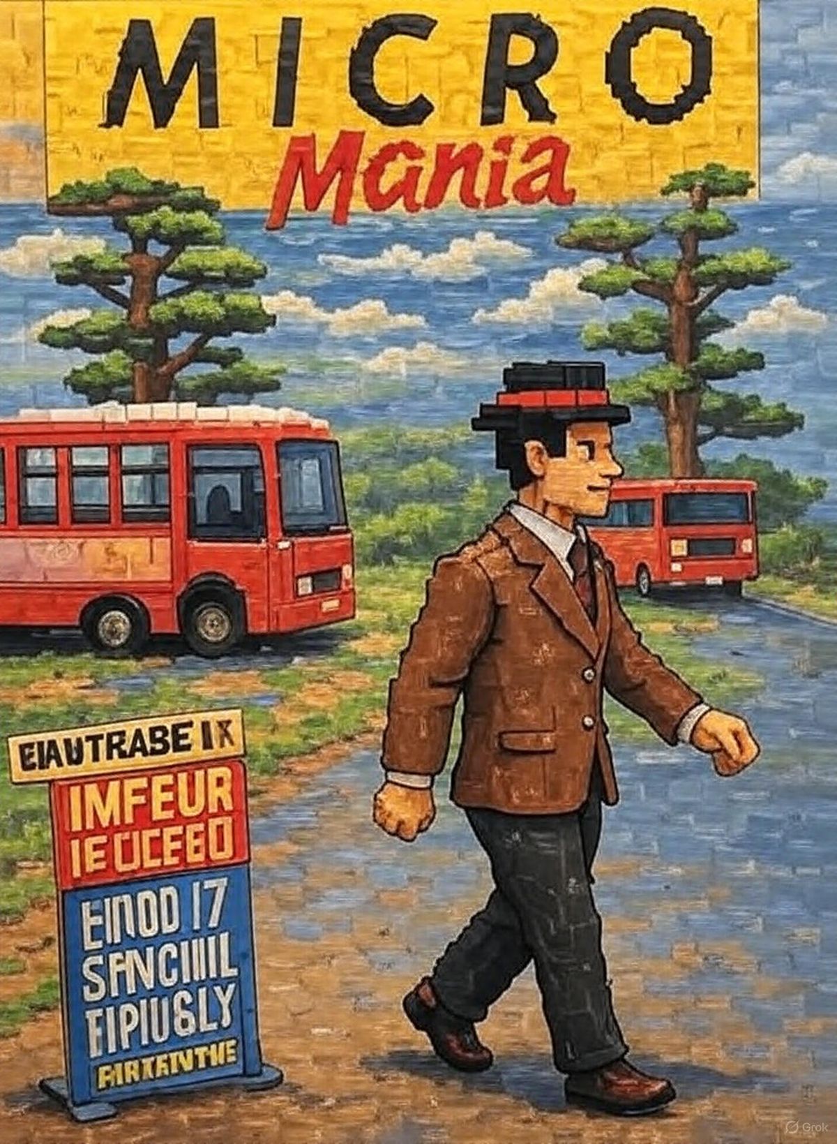 Reinterpretacion artistica de la portada 1 de la primera epica de micromania