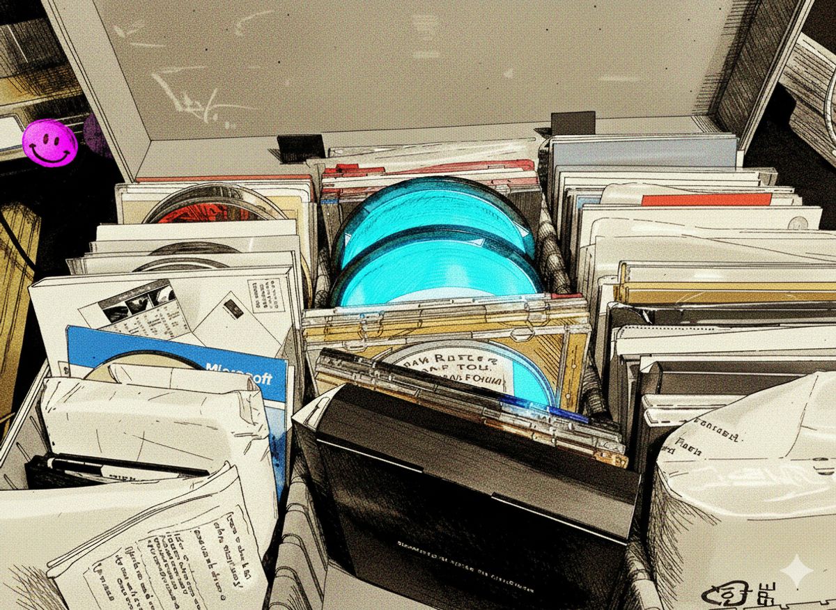 Convertido en dibujo pero esa es la maleta real que he revisado hoy