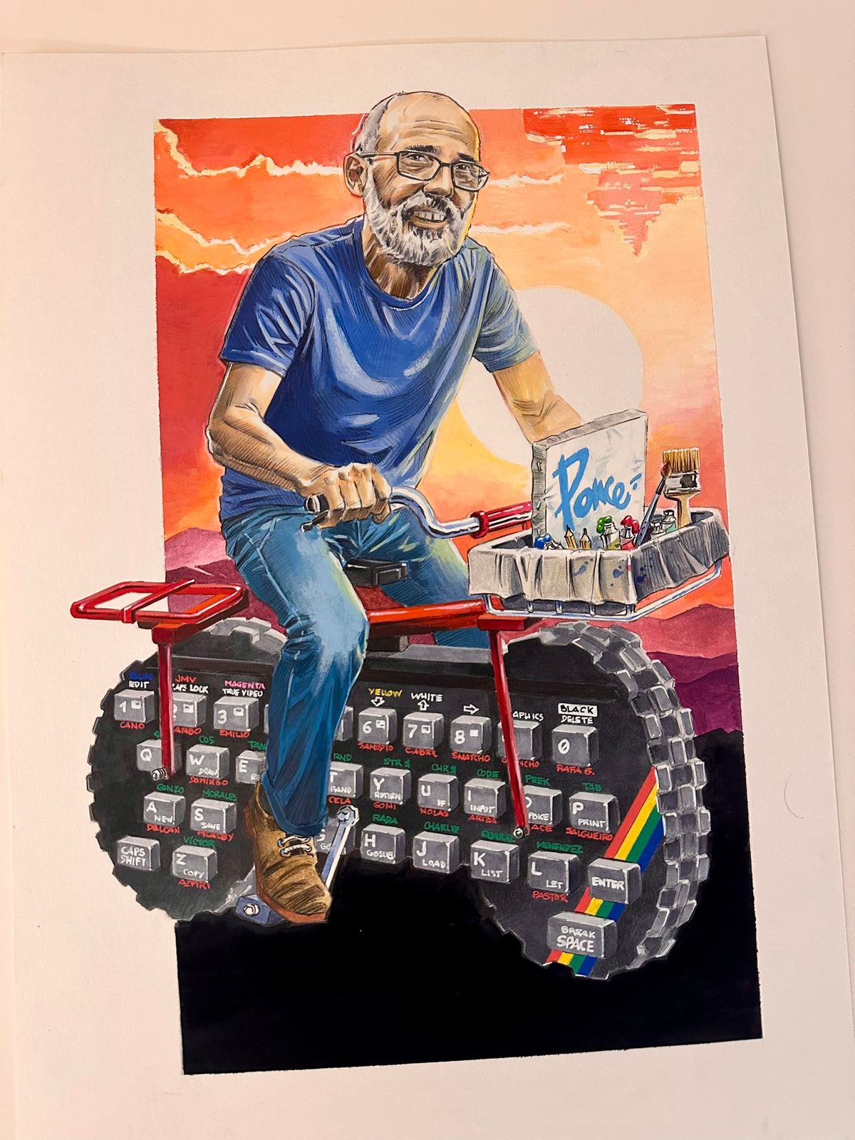 La ilustración de portada por JMV