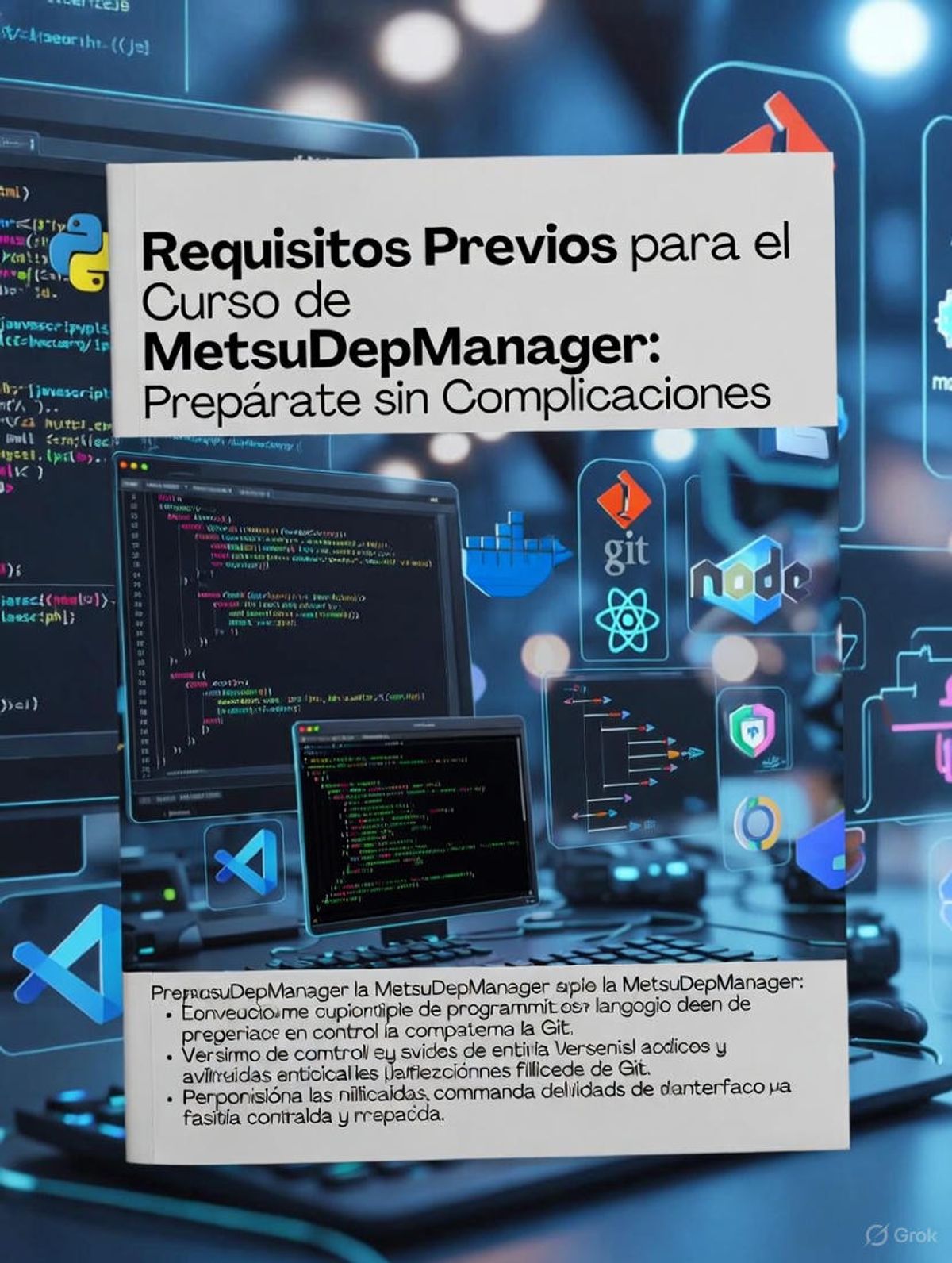 Requisitos Previos para el Curso de MetsuDepManager - Prepárate sin Complicaciones