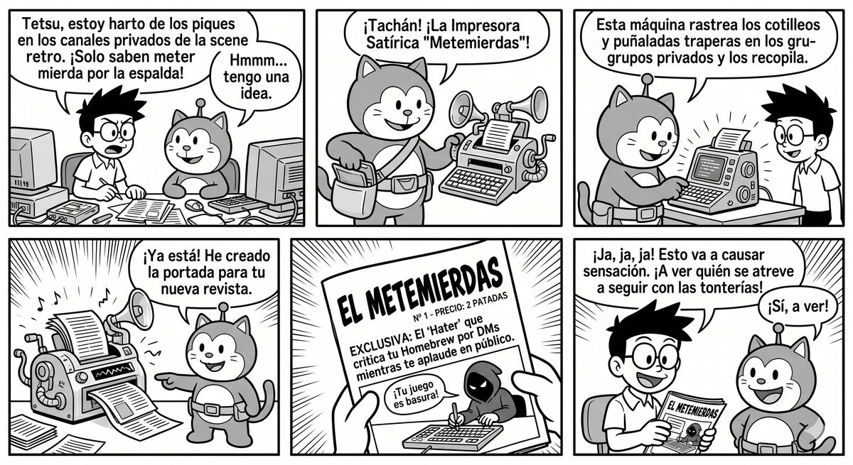 Tira Comica El Metemierdas