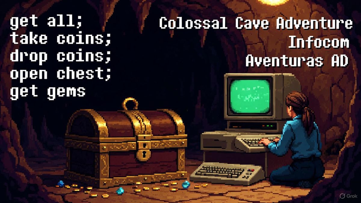 Orígenes globales - Colossal Cave Adventure (1976) → Infocom → Aventuras AD (1987)