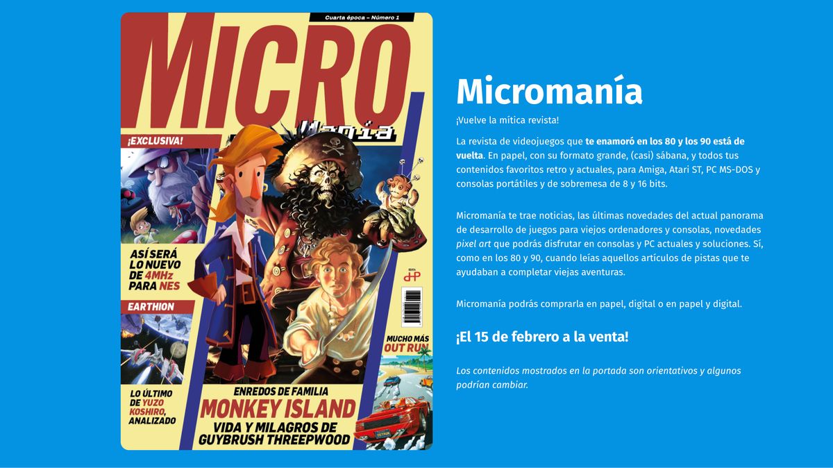 El anuncio oficial de la prereserva en la portada de la tienda