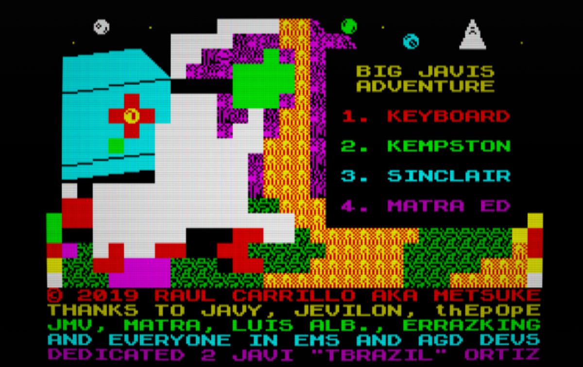 Trabajando en la pantalla de menu