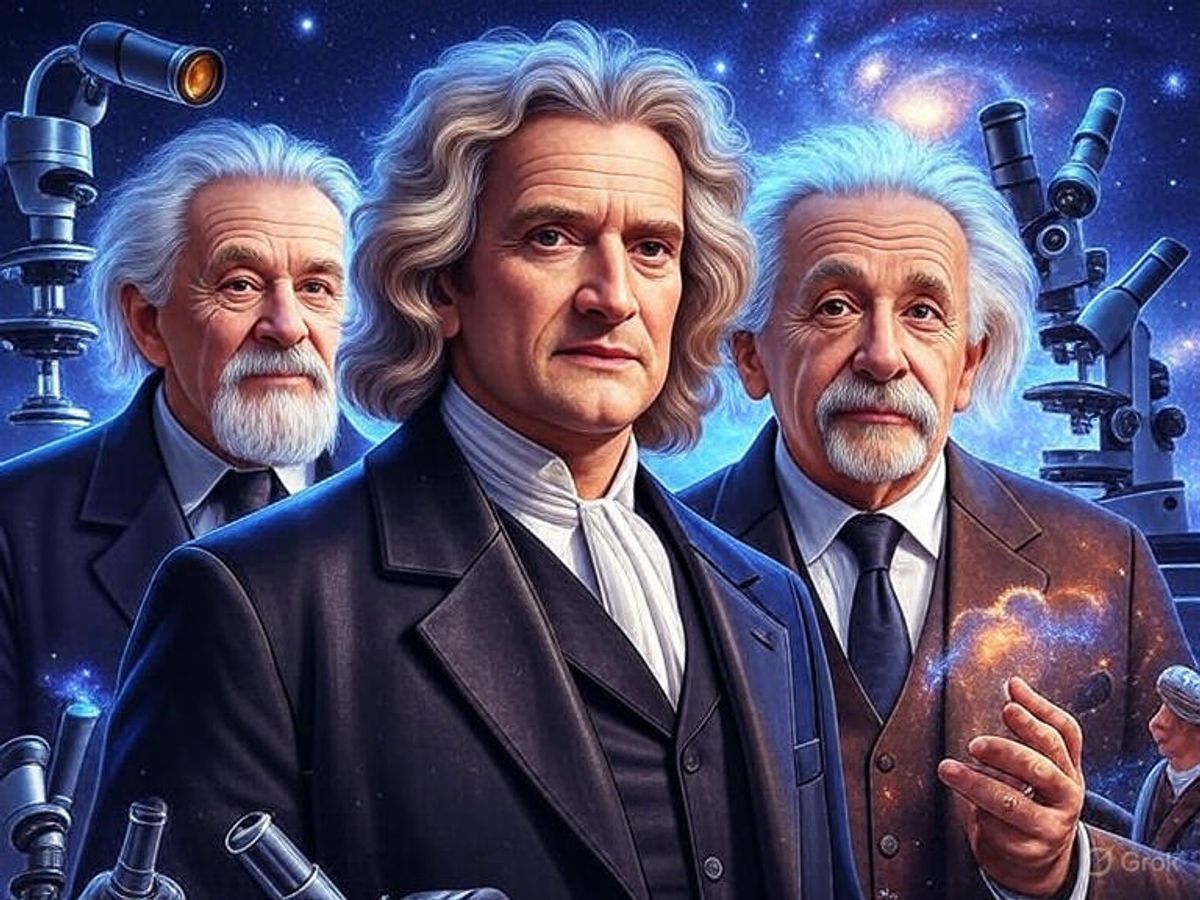 Galileo, Newton, y Einstein