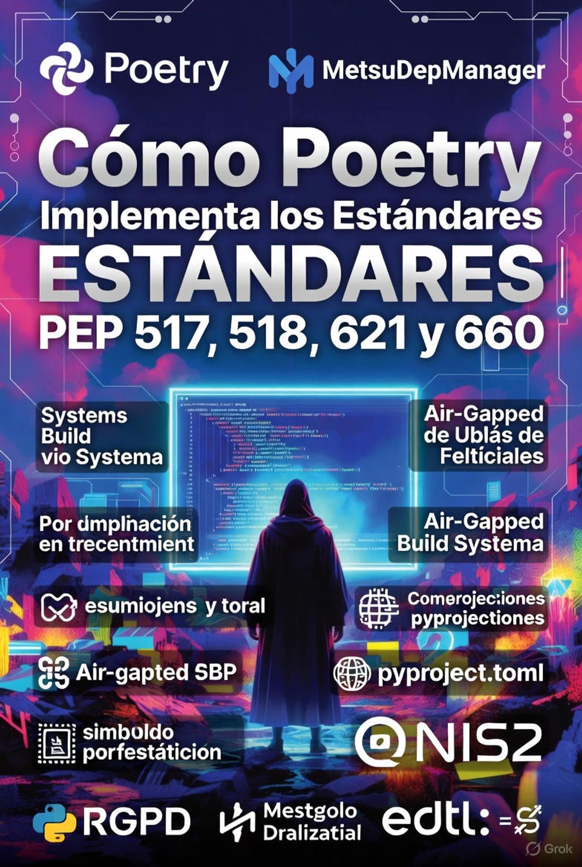 Cómo Poetry implementa los estándares PEP 517, 518, 621 y 660 