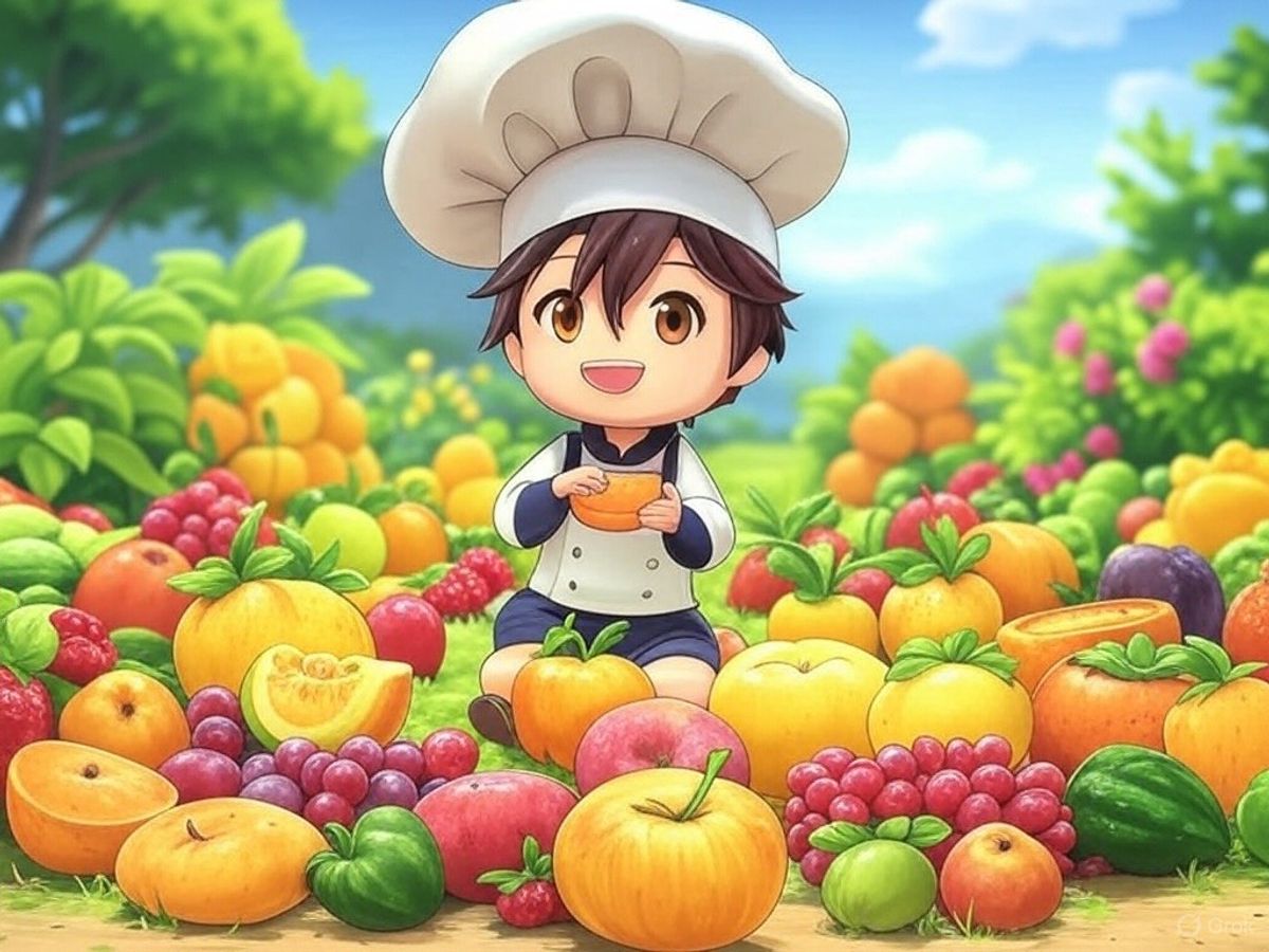 Cocinero y su materia prima