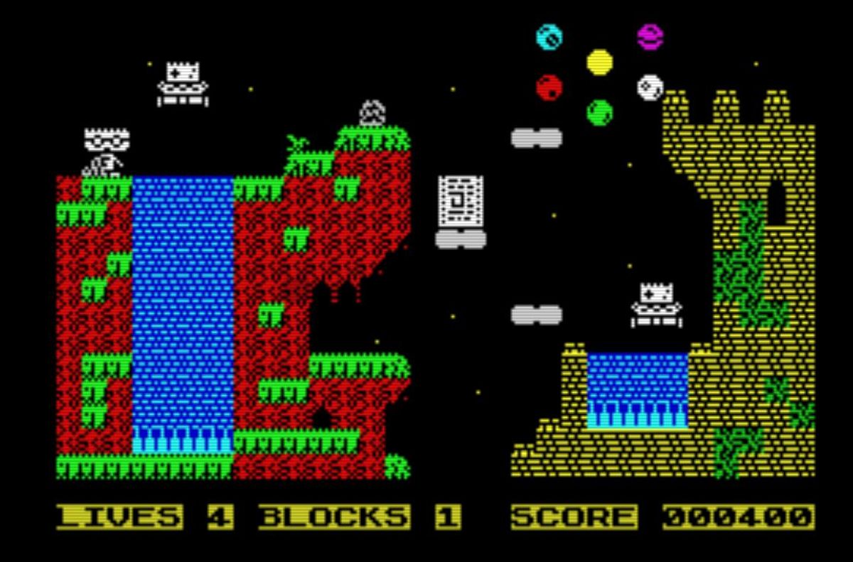 La iconica pantalla de la cascada