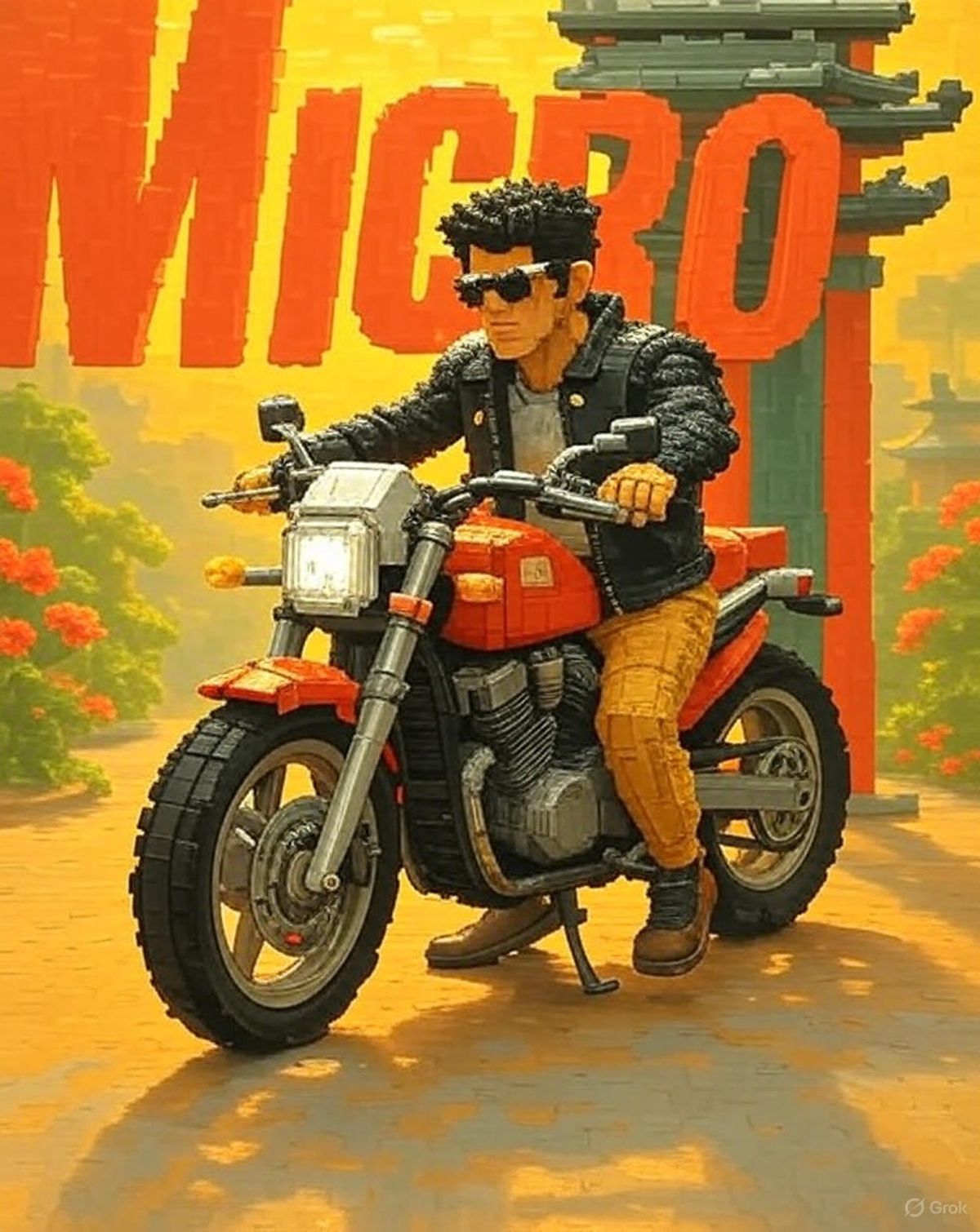 Nuestro amigo Chuache en una hipotetica portada de MicroMania