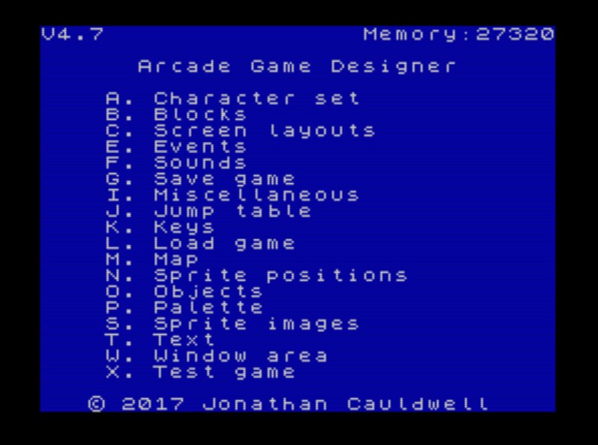 Menu Principal de AGD