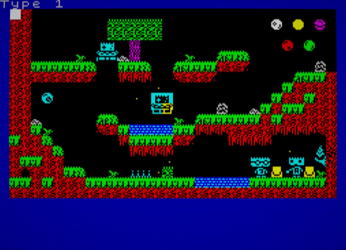Pantalla de configuración de posiciones iniciales de spritesde AGD