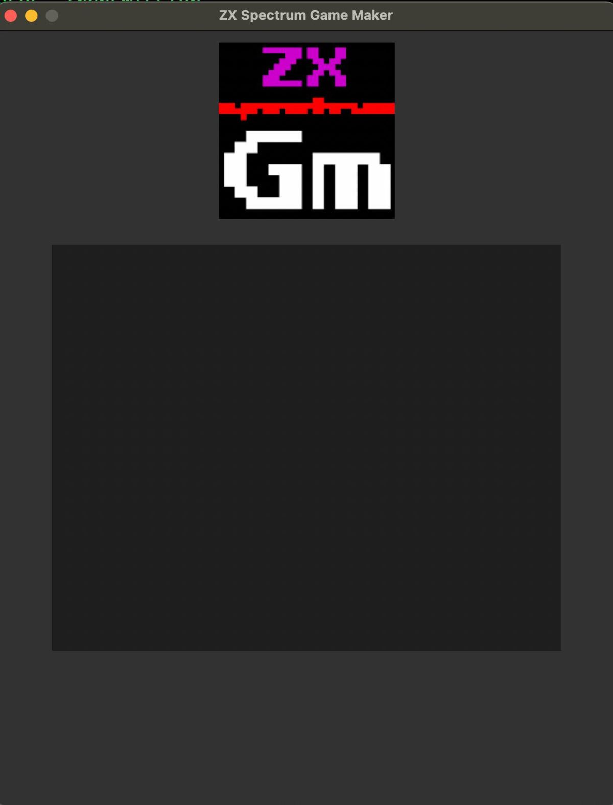 Interfaz de ZXGameMaker