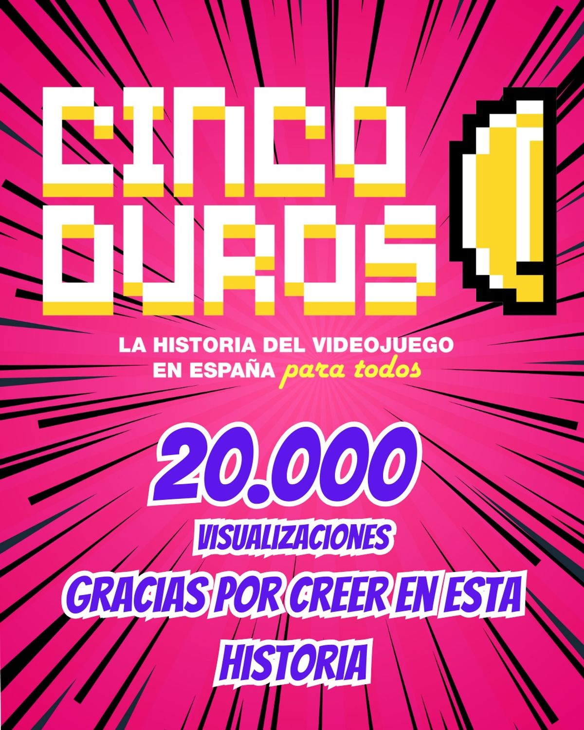Con cinco duros 20000 views