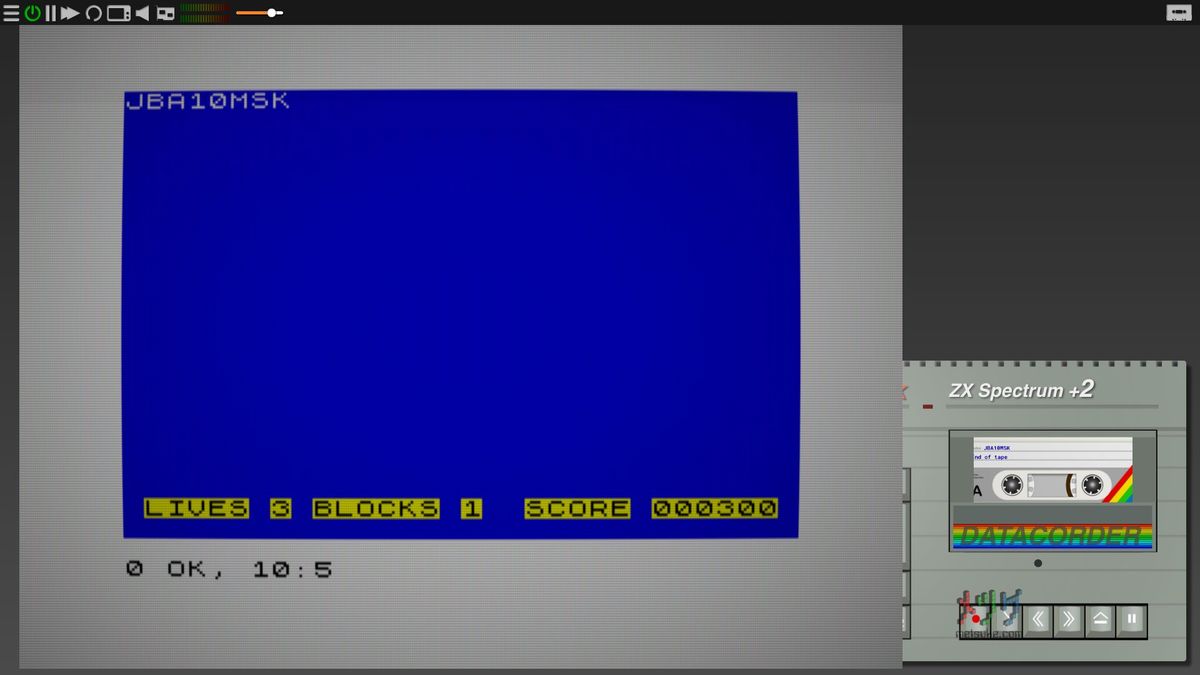 Tras la carga, parece que todo se ha roto, pero no