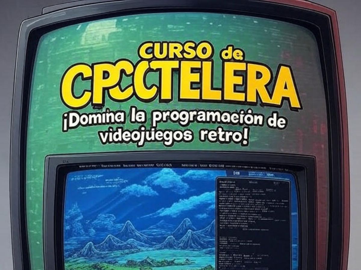 Portada simulada de un curso de los 90